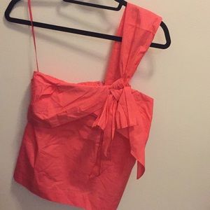 *Donating 12/31* J.crew one shoulder top!